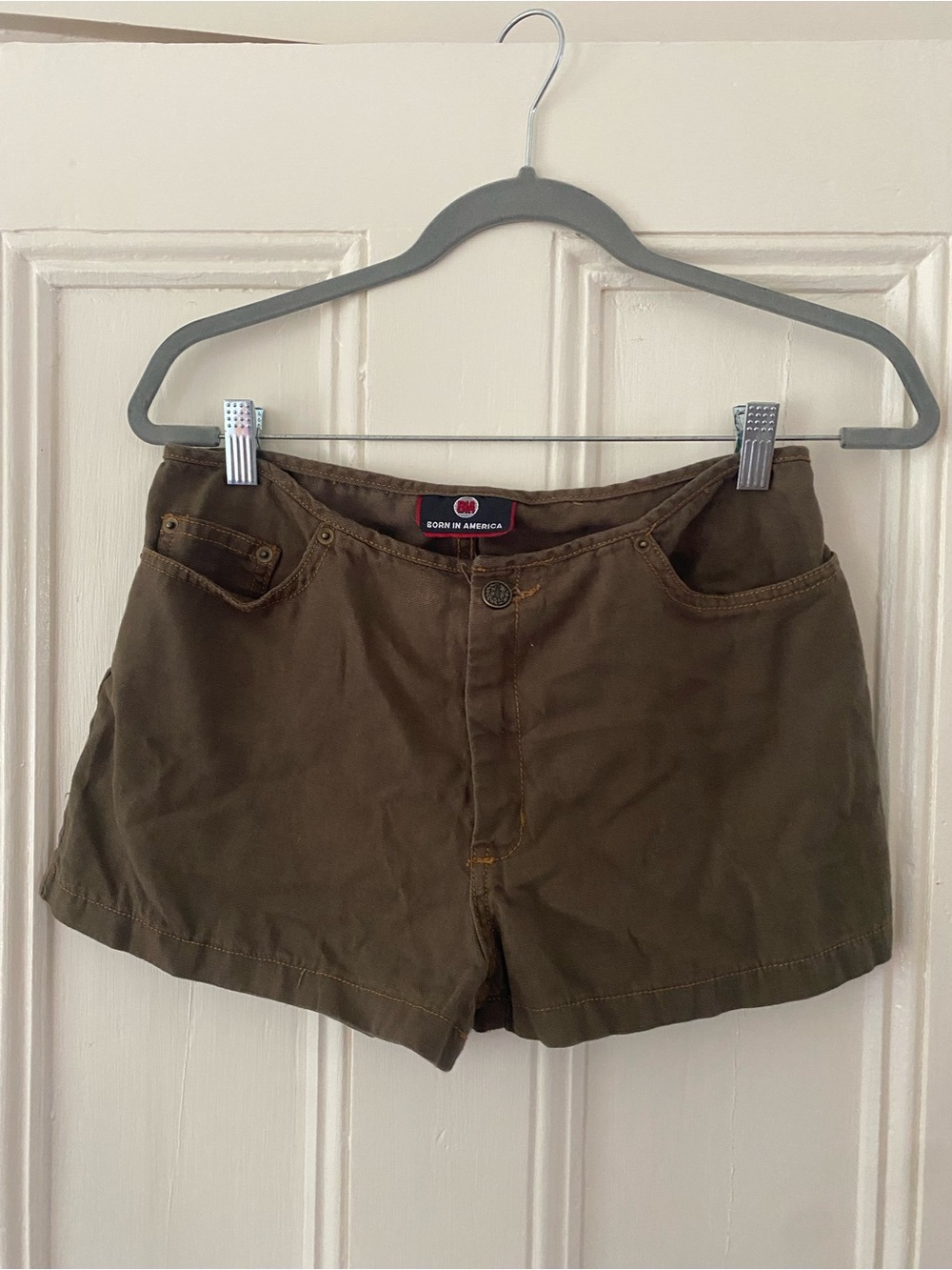 Vintage Women’s Olive Green Micro Short